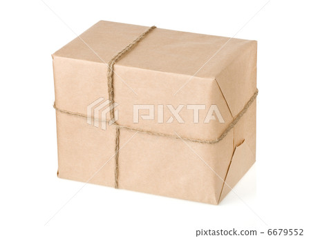 parcel isolated on white 6679552