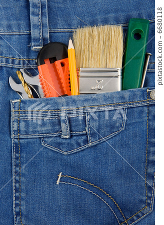 tools and instruments in jeans pocket tools and instruments in jeans pocket 6680118