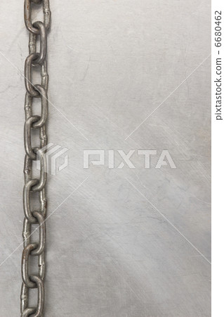 chain frame on metal  texture 6680462
