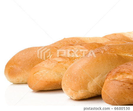 loaf of bread isolated on white loaf of bread isolated on white 6680530