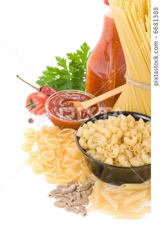 raw pasta and food ingredient 6681388