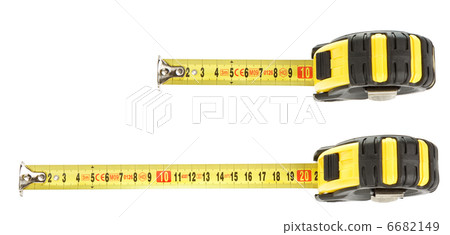 tape measure isolated on white tape measure isolated on white 6682149