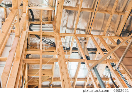 Interior of  construction  home 6682631