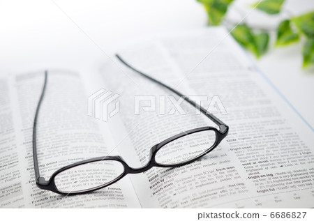 Glasses black dictionary foliage plant 6686827