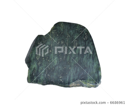 Serpentinit separately on a white background 6686961