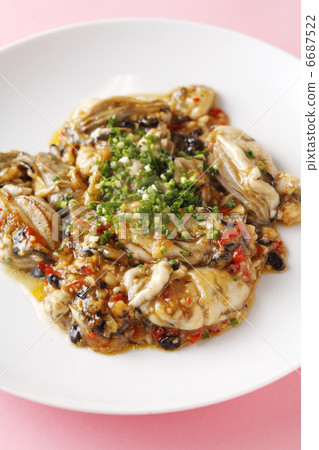 Oyster beans fried fish 6687522