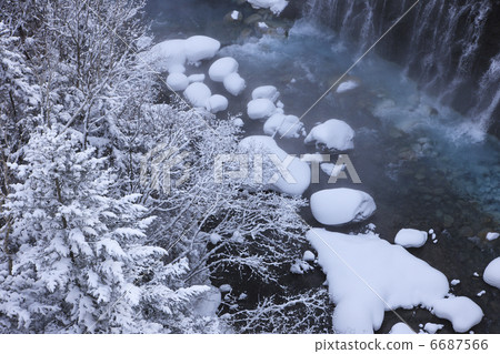 White bearded waterfall 6687566