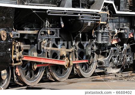 Steam locomotive C 62 - 2 machine wheel Steam locomotive C 62 - 2 machine wheel 6688402