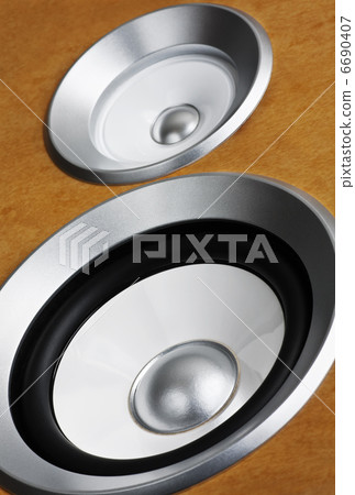 High fidelity audio stereo system sound speaker High fidelity audio stereo system sound speaker 6690407