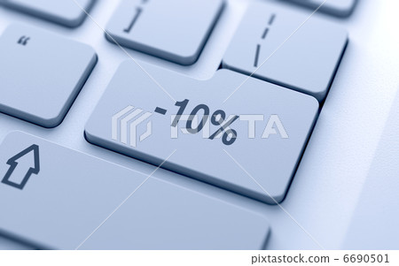 Percentage button - Stock Illustration [6690501] - PIXTA