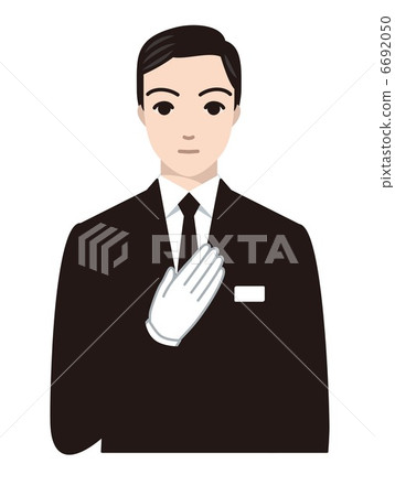 Funeral male staff 6692050