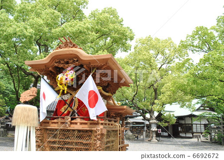 Izumiotsu city Toyonaka cho in Danjiri Hakushi Shrine 6692672