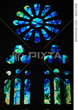 Sagrada Familia's stained glass Sagrada Familia's stained glass 6692988