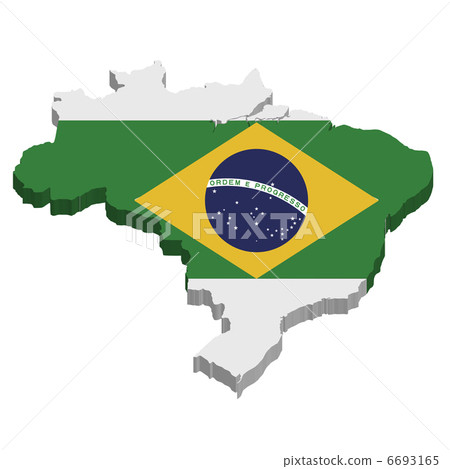 Brazil Map Flag 6693165