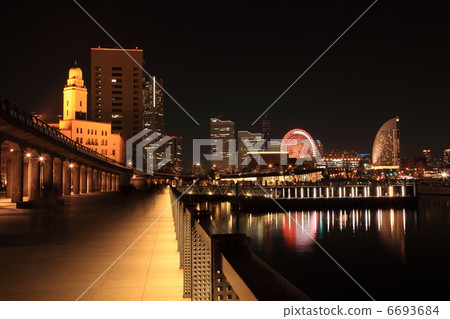 橫濱風俗的夜景 6693684