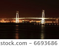 橫濱海灣大橋夜景 6693686