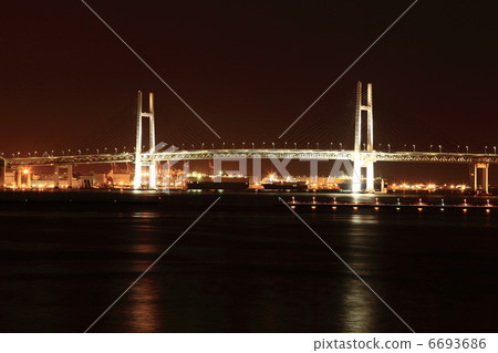 橫濱海灣大橋夜景 6693686