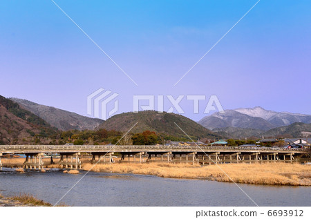 Togetsu Bridge over Winter 6693912