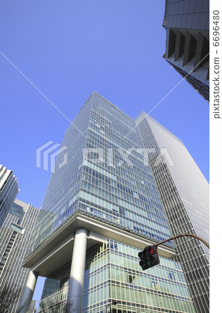 高層建築街道 高層建築街道 6696480