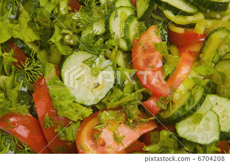 Fresh vegetable salad 6704208