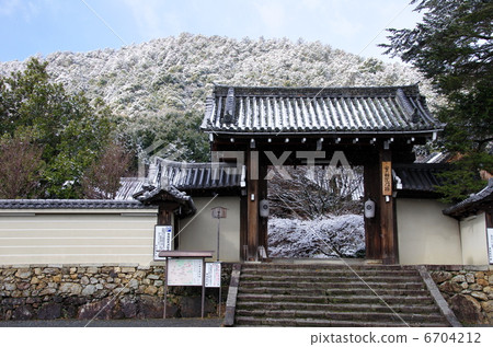 Snow Jisso-in Temple (Iwakura, Sakyo Ward, Kyoto City) 6704212