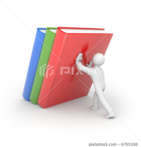 Education concept. Weight of knowledge 6705286