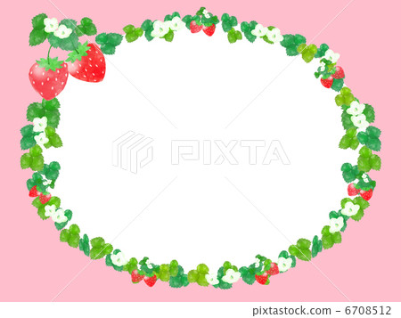 草莓果實甜花葉真正的甜點春天框架框架數量 6708512