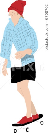 Men who skateboard 6708702