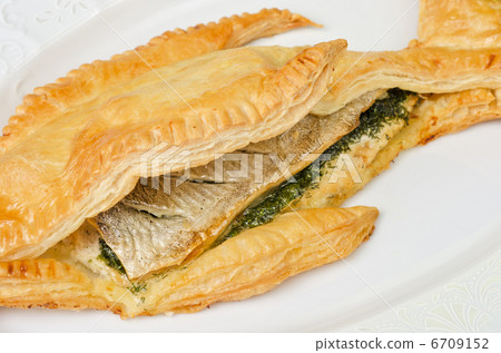 tasty dish of trout fish 6709152