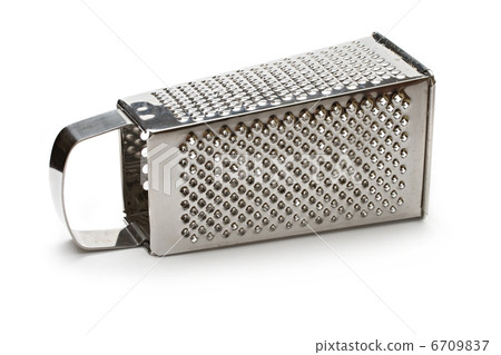 Metallic grater on the white background 6709837