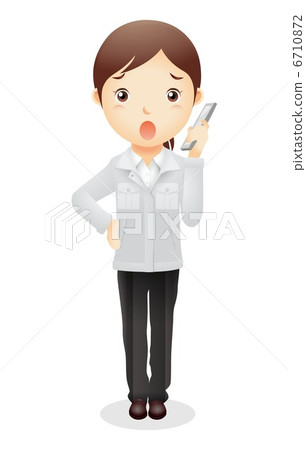 Work clothes female illustration Work clothes female illustration 6710872