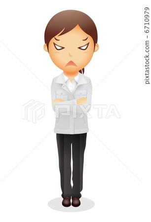 Work clothes female illustration 6710979