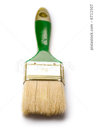 Paint brush isolated on the white background Paint brush isolated on the white background 6711507