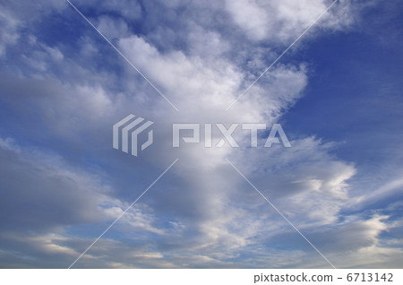 blue sky and white clouds 6713142