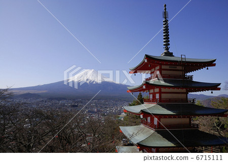富士和五層寶塔 富士和五層寶塔 6715111