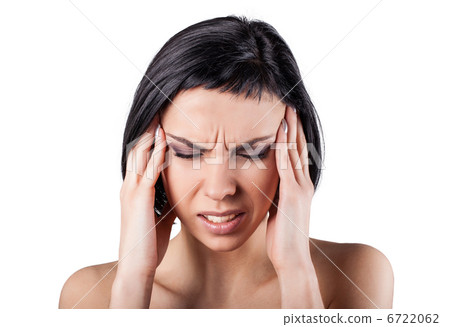 Girl with a painful head 6722062