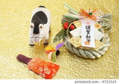 新年的卡片材料 新年的卡片材料 6722324