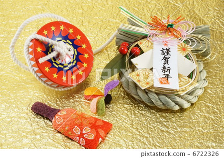 新年的卡片材料 新年的卡片材料 6722326