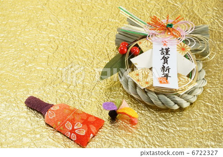 新年的卡片材料 6722327