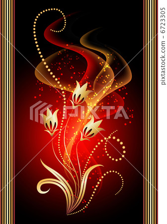 Glowing background with smoke Glowing background with smoke 6723305