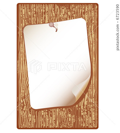 Wooden texture background and scroll Wooden texture background and scroll 6723590