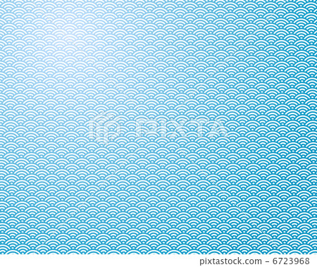 Japanese pattern wave 6723968