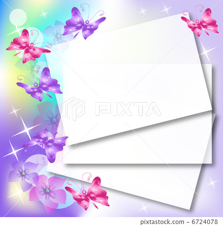 Background with flowers and a place for text or photo. Background with flowers and a place for text or photo. 6724078