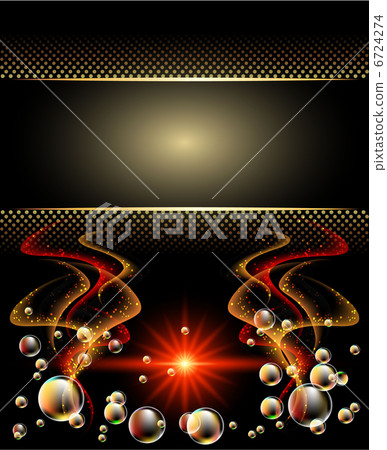 Background with glowing stars 6724274
