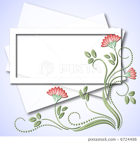 Background for text or photo with flowers Background for text or photo with flowers 6724486