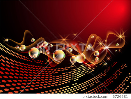 Background with glowing stars and smoke Background with glowing stars and smoke 6726381