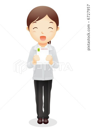 工作服女性例證 6727957