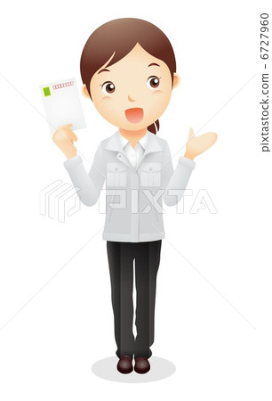 工作服女性例證 6727960