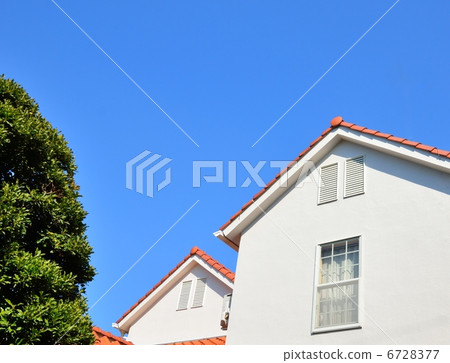 House and blue sky House and blue sky 6728377