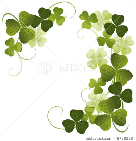 三葉草四葉子框架拷貝空間 6728888